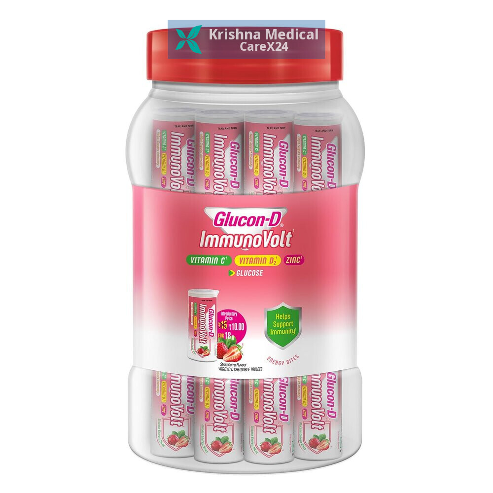 Glucon-D Immunovolt Strawberry (18gm)