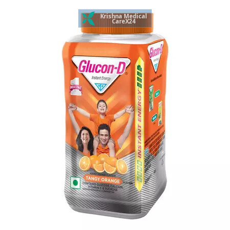 Glucon-D Instant Energy Health Drink Tangy Orange
