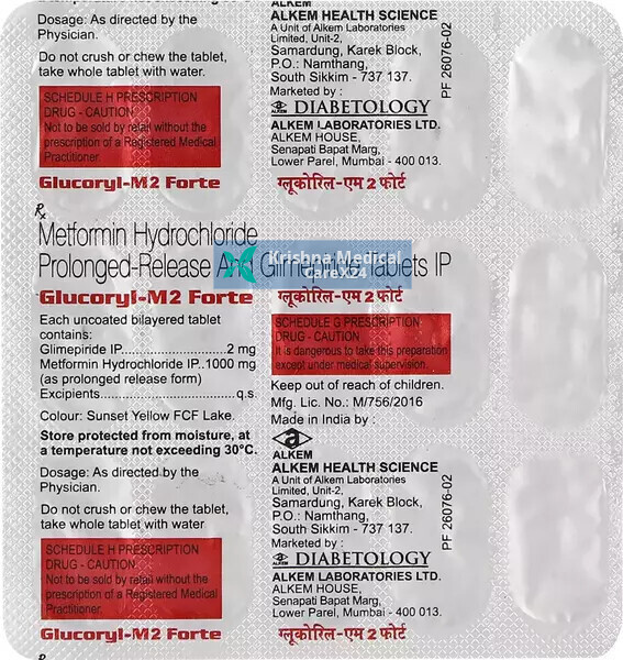 Glucoryl M2 Forte Tablet