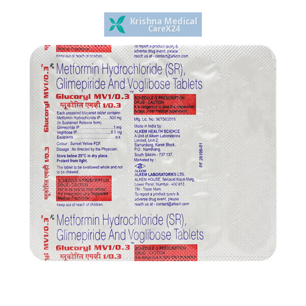 Glucoryl MV 1/0.3 Tablet