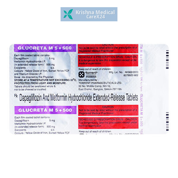 Glucreta M 5/500 Tablet