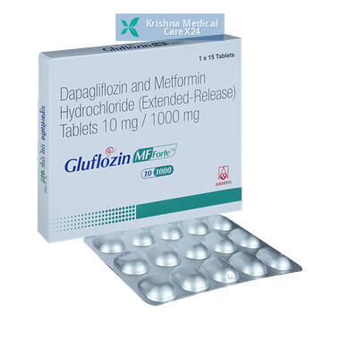 Gluflozin MF Forte 10/1000 Tablet