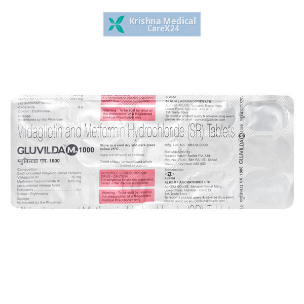Gluvilda M 1000 Tablet
