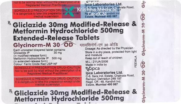 Glycinorm M 30 OD Tablet