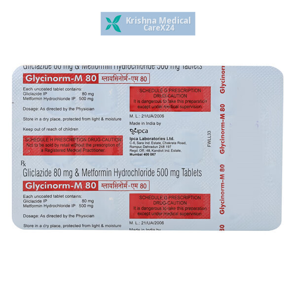 Glycinorm M 80 Tablet