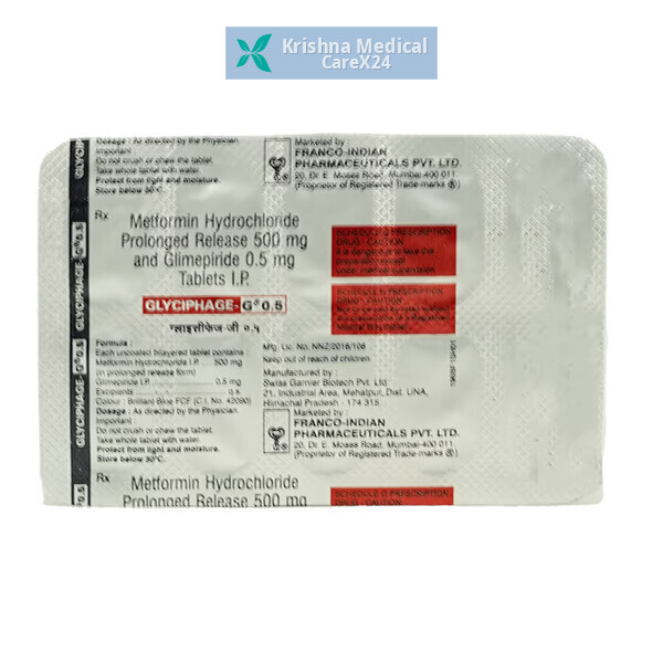 Glyciphage G 0.5 Tablet