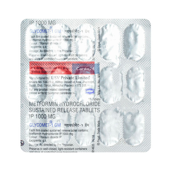 Glycomet 1 Gm Tablet