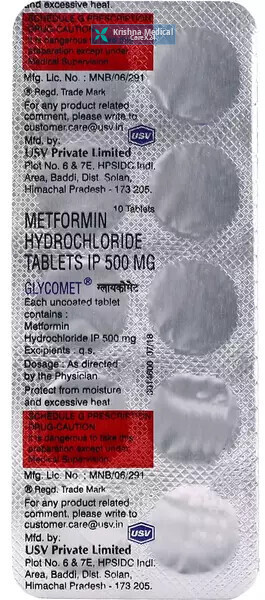 Glycomet 500 Tablet
