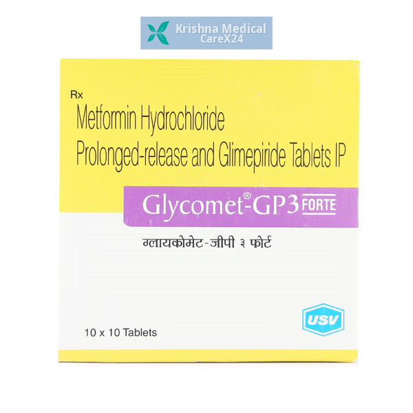 Glycomet GP 3 Forte Tablet
