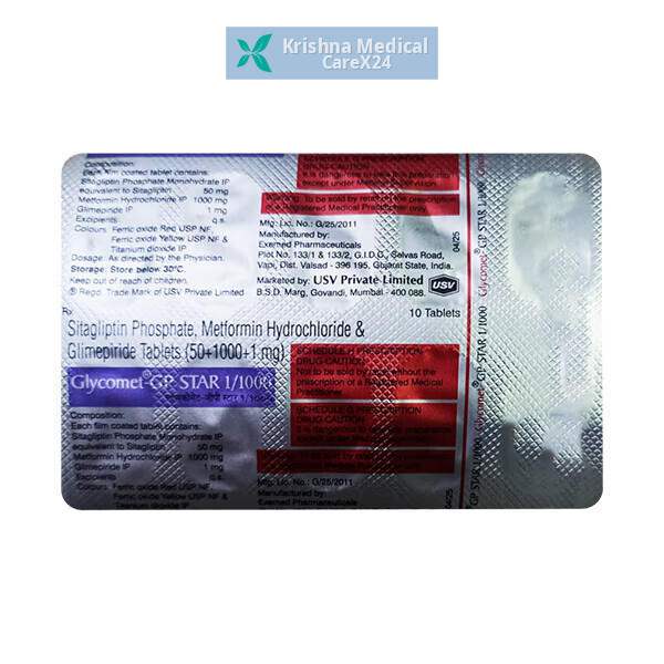 Glycomet GP STAR 1/1000 Tablet
