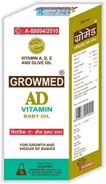 Growmed AD Vitamin Baby Oil