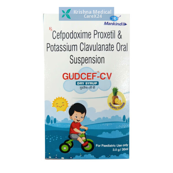 Gudcef CV Pineapple Dry Syrup