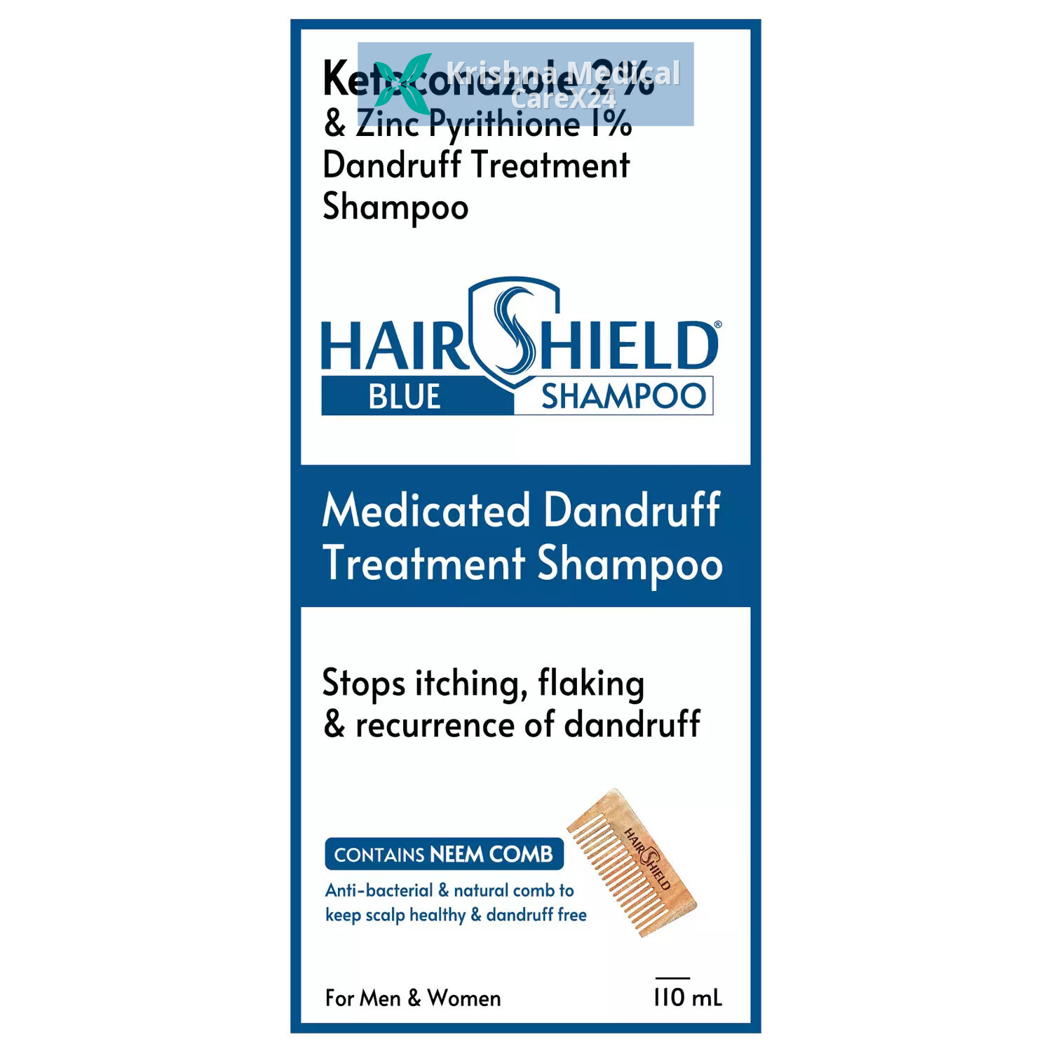 Hair Shield Blue Shampoo