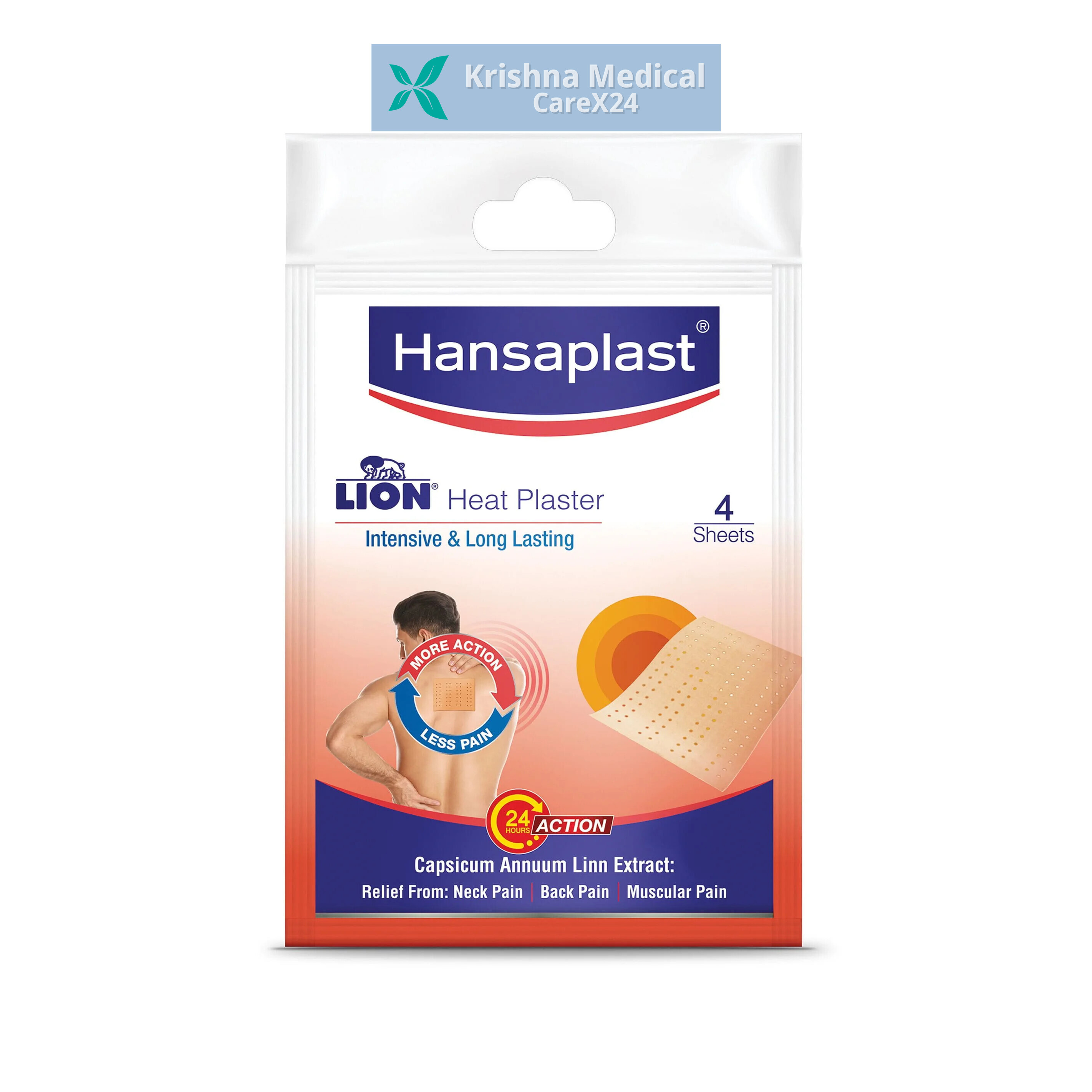 Hansaplast Lion Heat Plaster Sheet