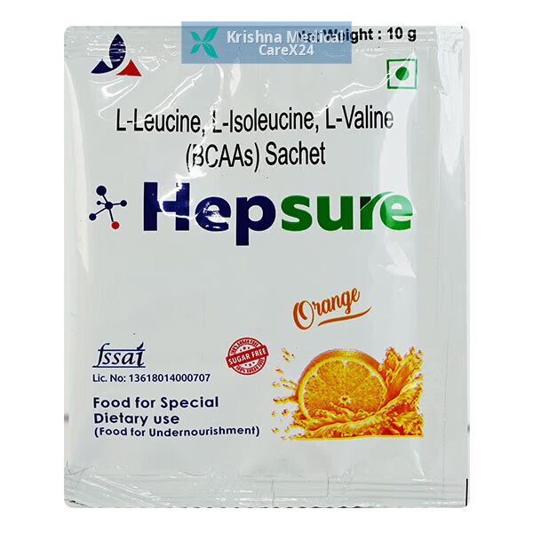 Hepsure Sachet Orange Sugar Free
