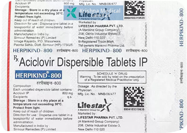 Herpikind 800 Tablet
