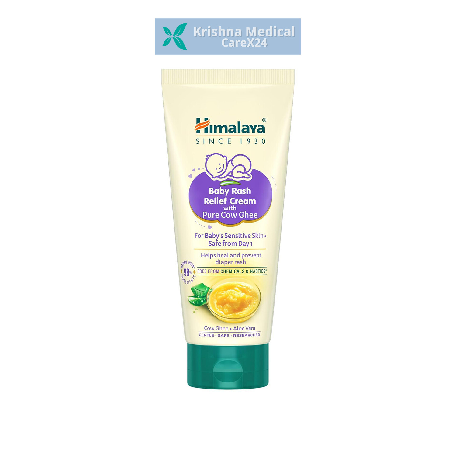 Himalaya Baby Rash Relief Cream With Pure Cow Ghee
