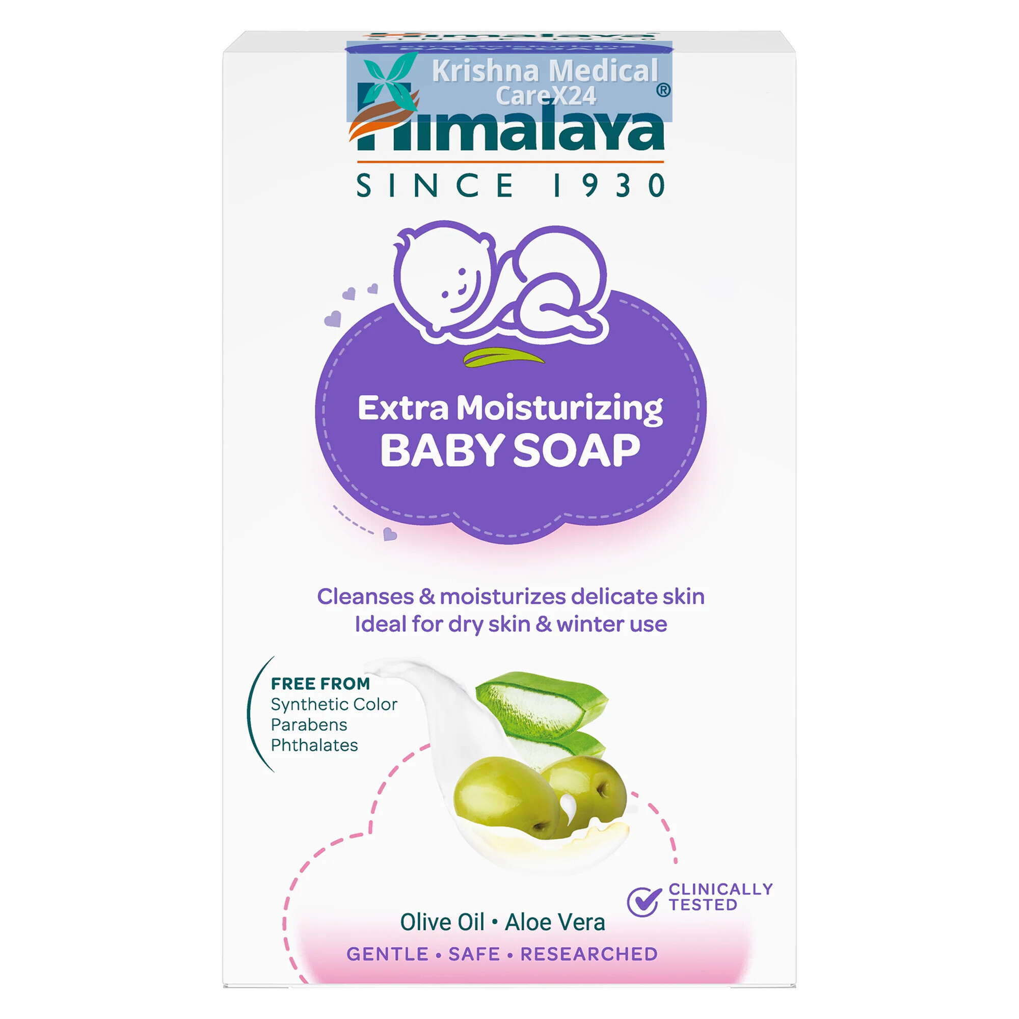 Himalaya Extra Moisturizing Baby Soap