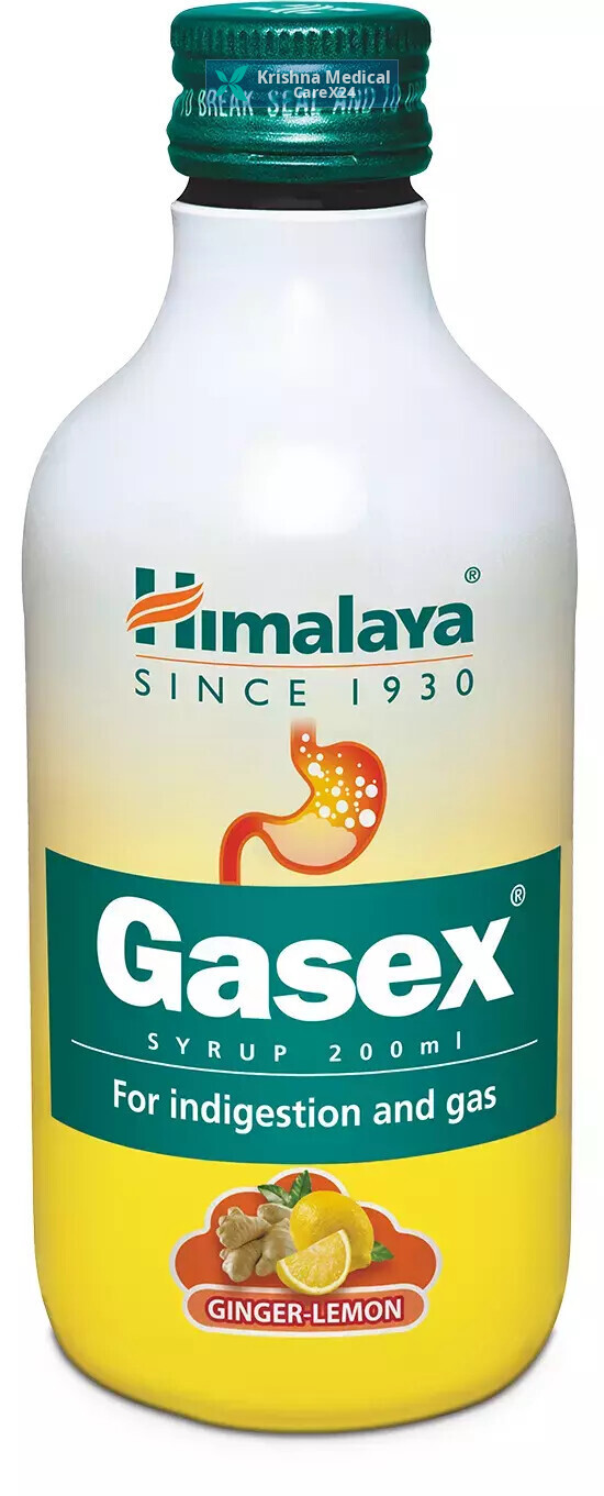 Himalaya Gasex Ginger And Lemon Syrup