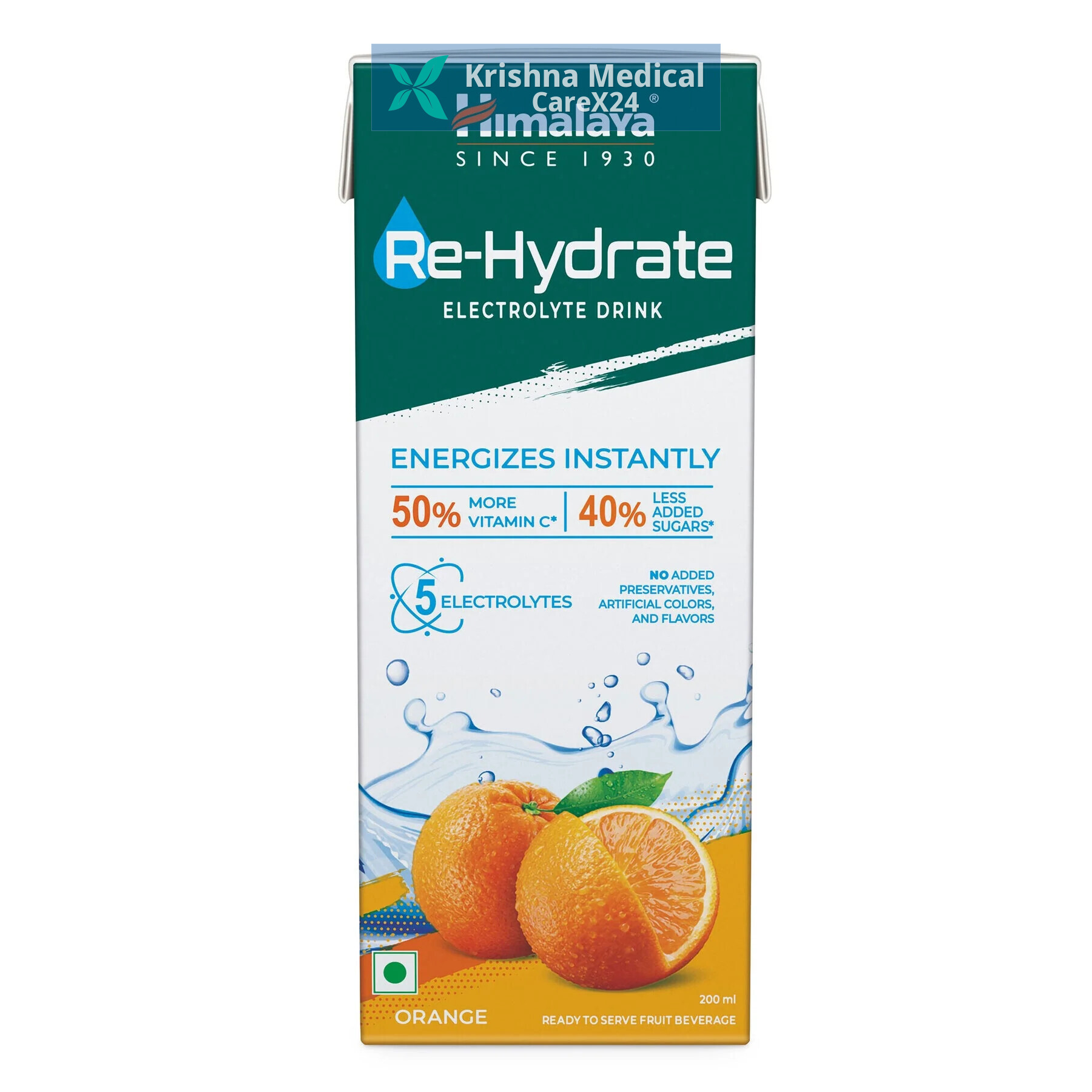 Himalaya Re Hydrate Electrolyte Orange Drink