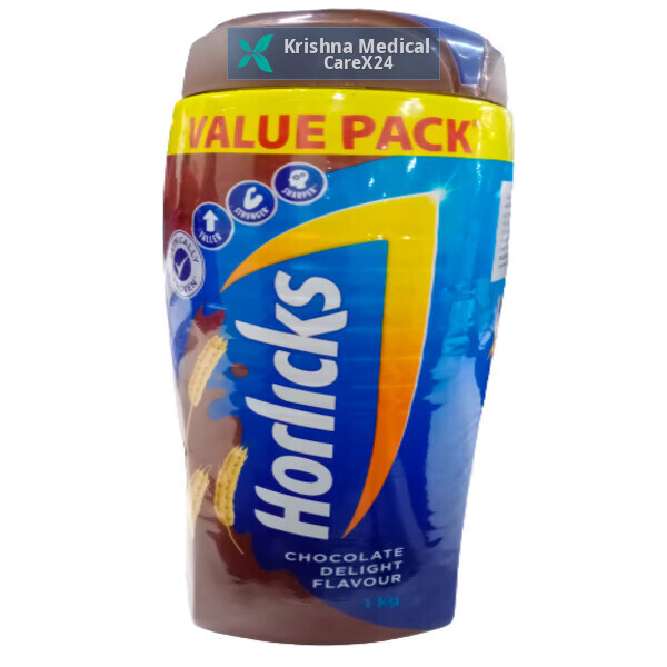 Horlicks Chocolate Delight Powder (Jar)