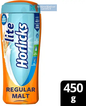 Horlicks Lite Regular Malt Powder(Jar)