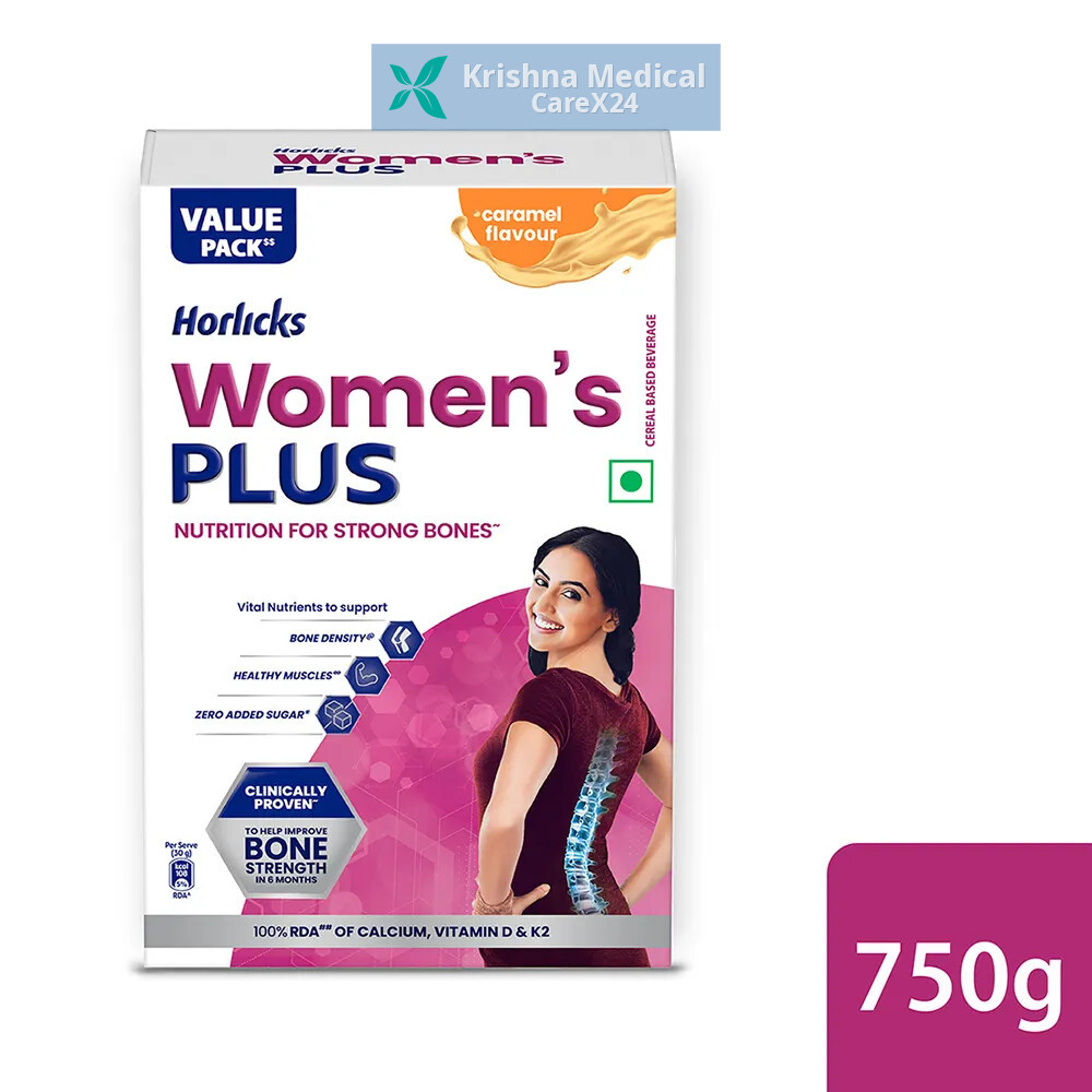 Horlicks Womens Plus Caramel (CARTOON PACK)