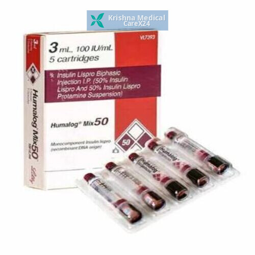 Humalog Mix 50 100iu/ml Cartridge (3ml)