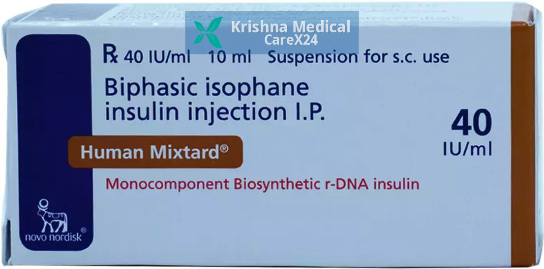 Human Mixtard 40iu/ml Injection