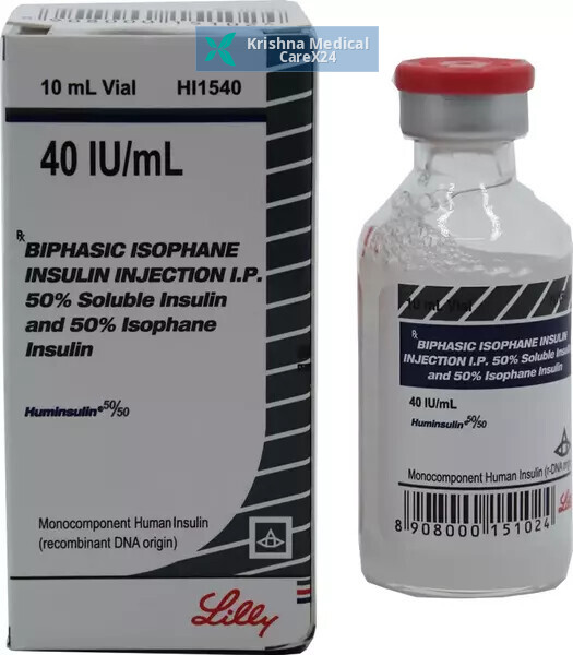 Huminsulin 50/50 40iu/ml Injection