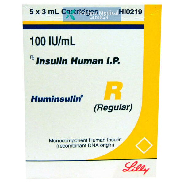 Huminsulin R 100IU Cartridge Insulin