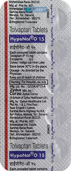 Hyponat O 15 Tablet