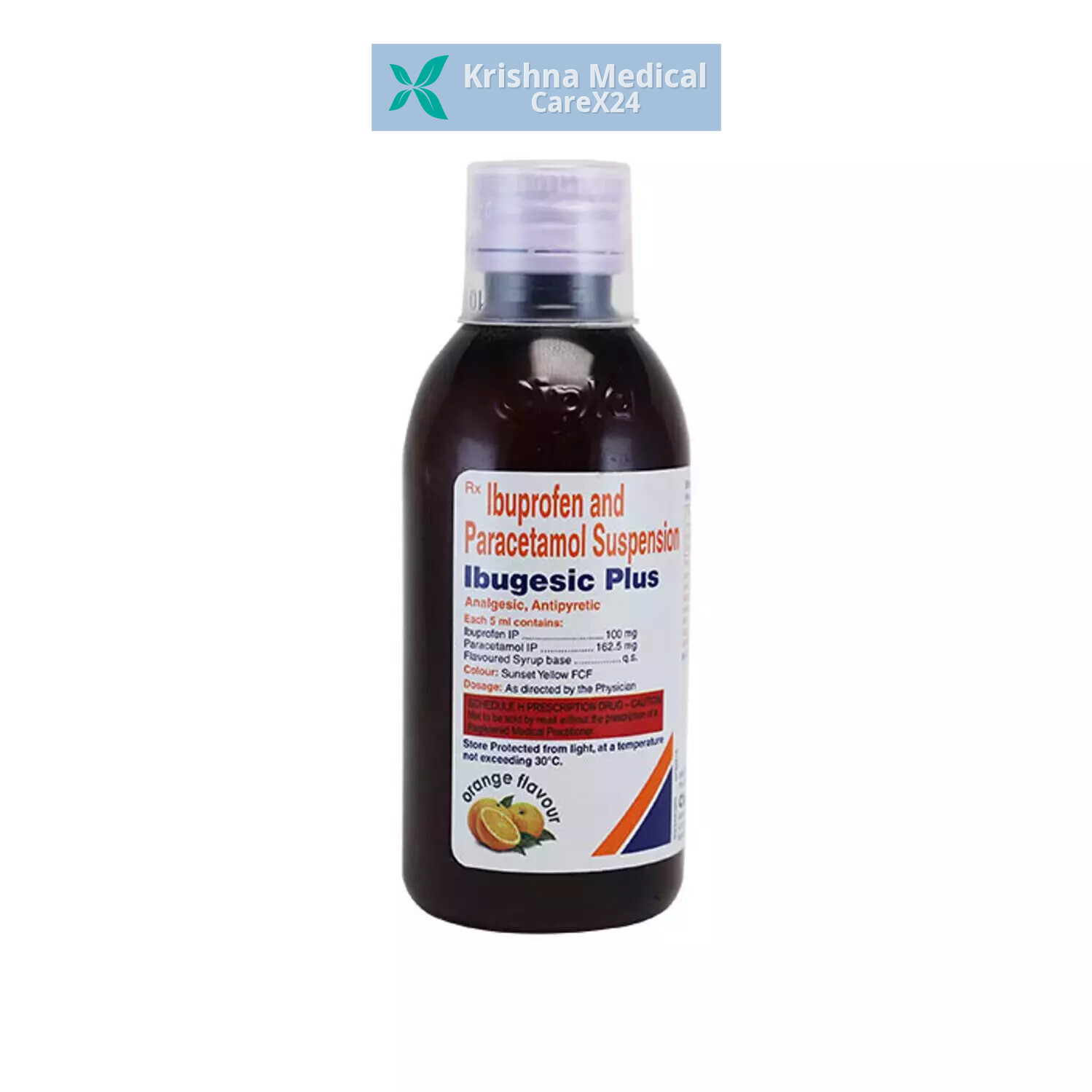 Ibugesic Plus Orange Oral Suspension
