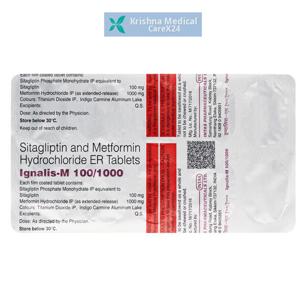 Ignalis M 100/1000 Tablet
