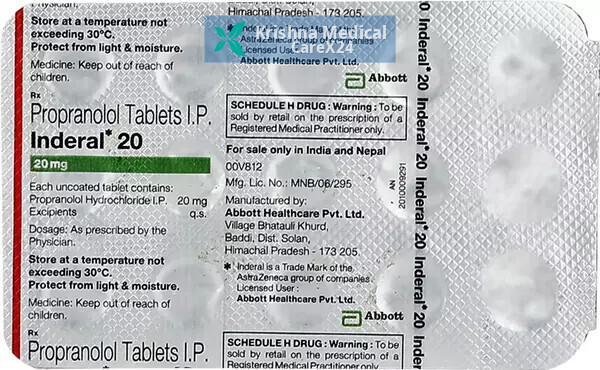 Inderal 20 Tablet