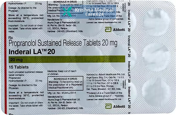 Inderal LA 20 Tablet