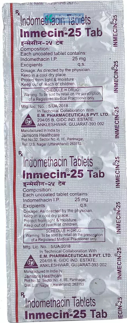Inmecin 25 Tab Tablet