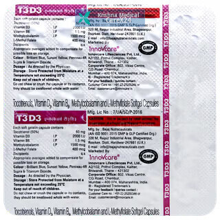 Innovcare's T3 D3 Capsule
