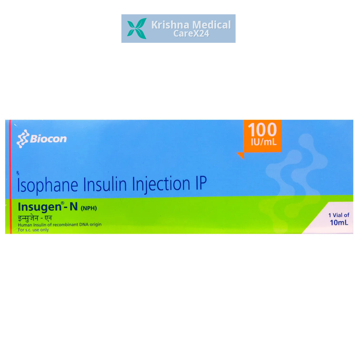 Insugen N 100 IU/ml Injection
