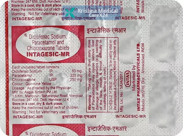 Intagesic Mr Tablet