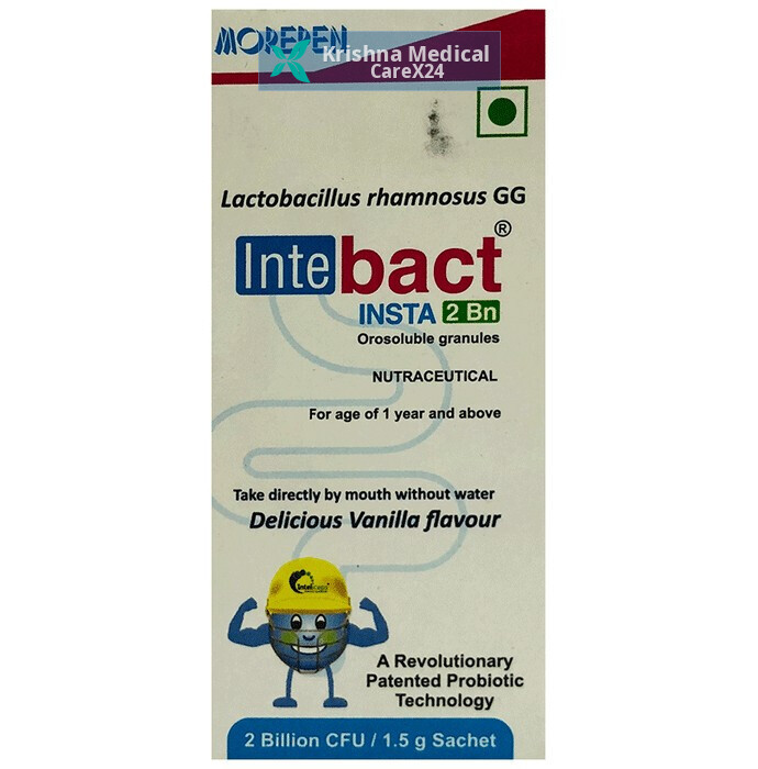 Intebact Insta 2 Bn Orosoluble Vanilla Granules
