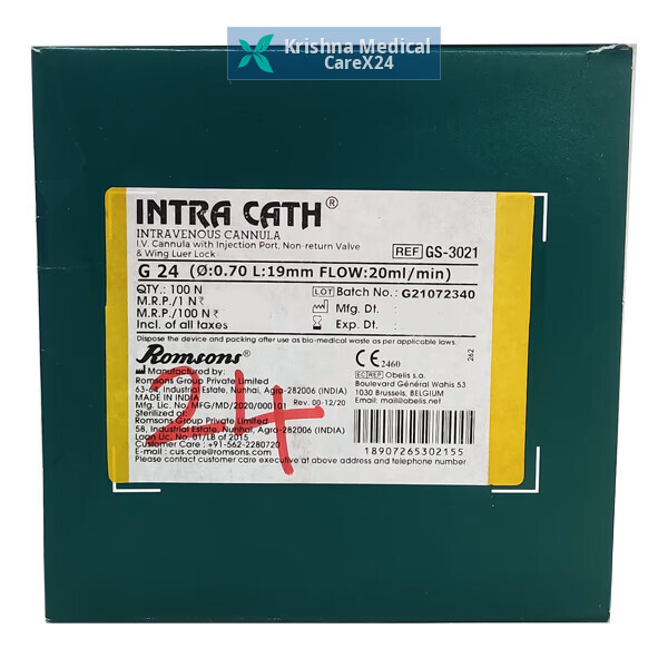 Intra Cath Canuula-24G