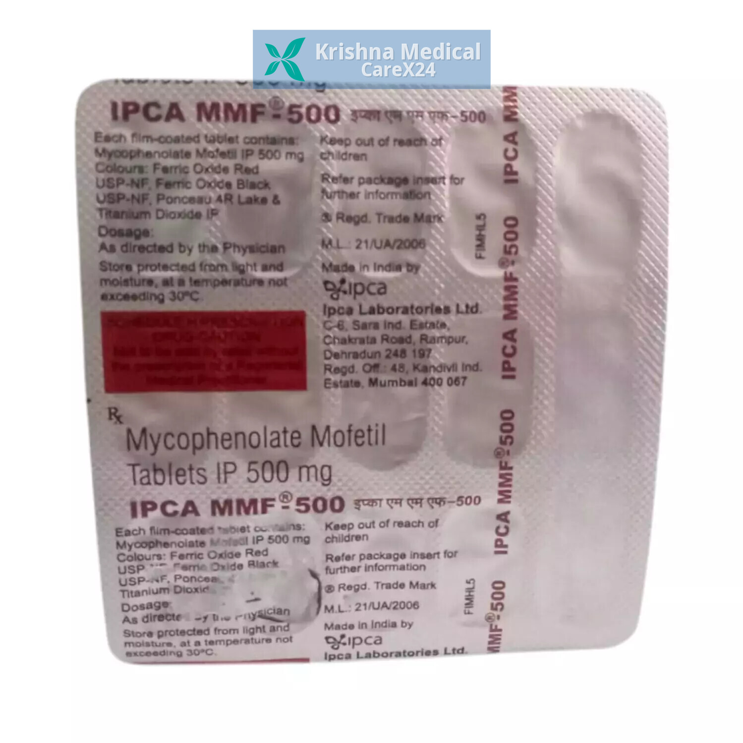 Ipca Mmf 500 Tablet