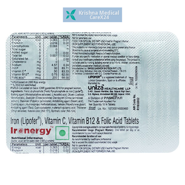 Ironergy Tablet