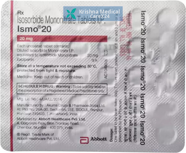 Ismo 20 Tablet