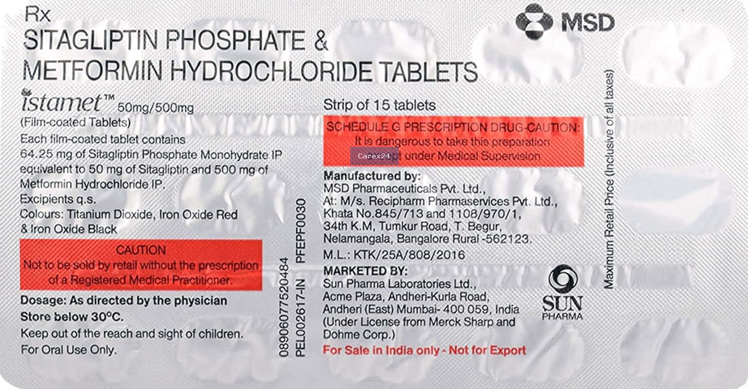 Istamet 50/500 Tablet