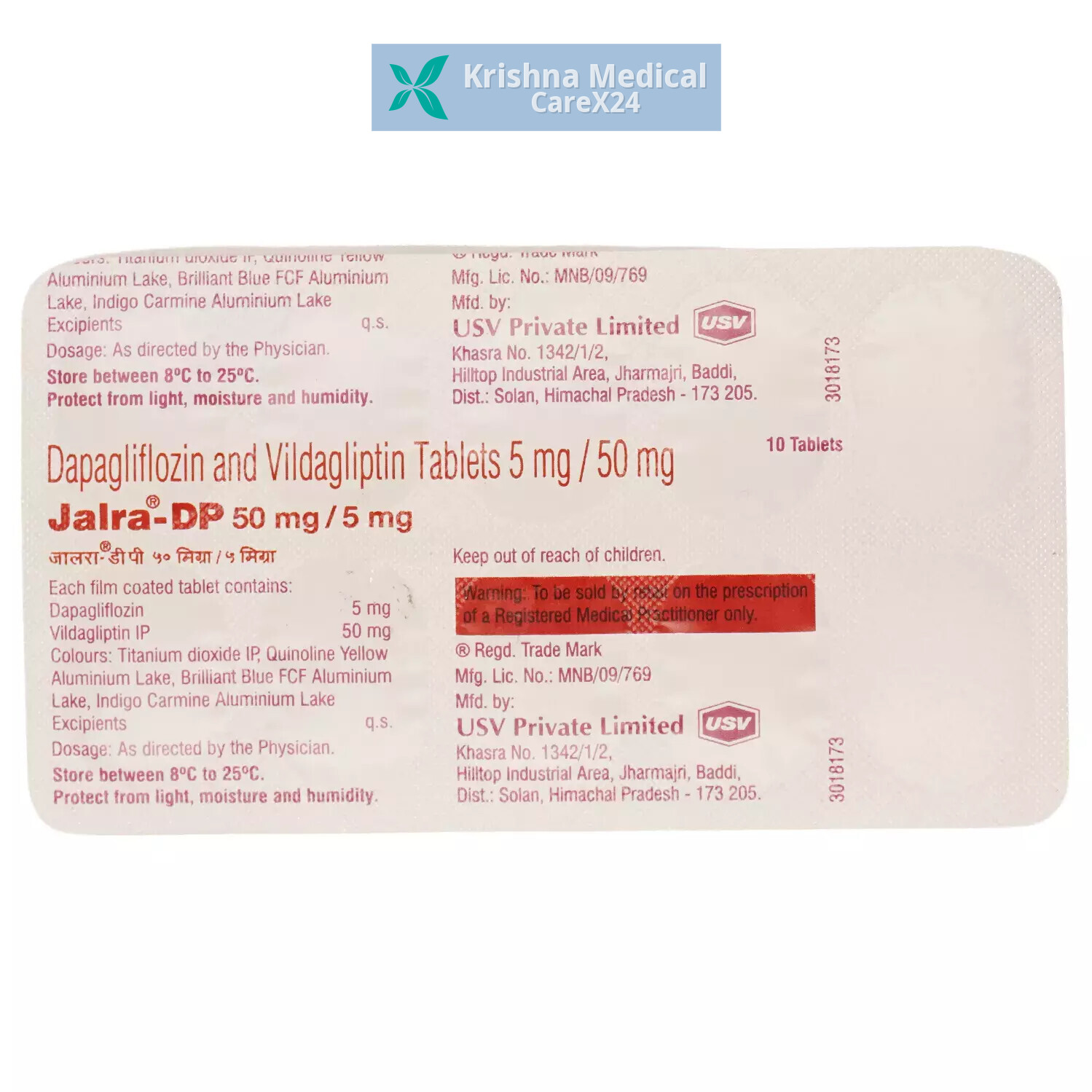 Jalra DP 50/5 Tablet