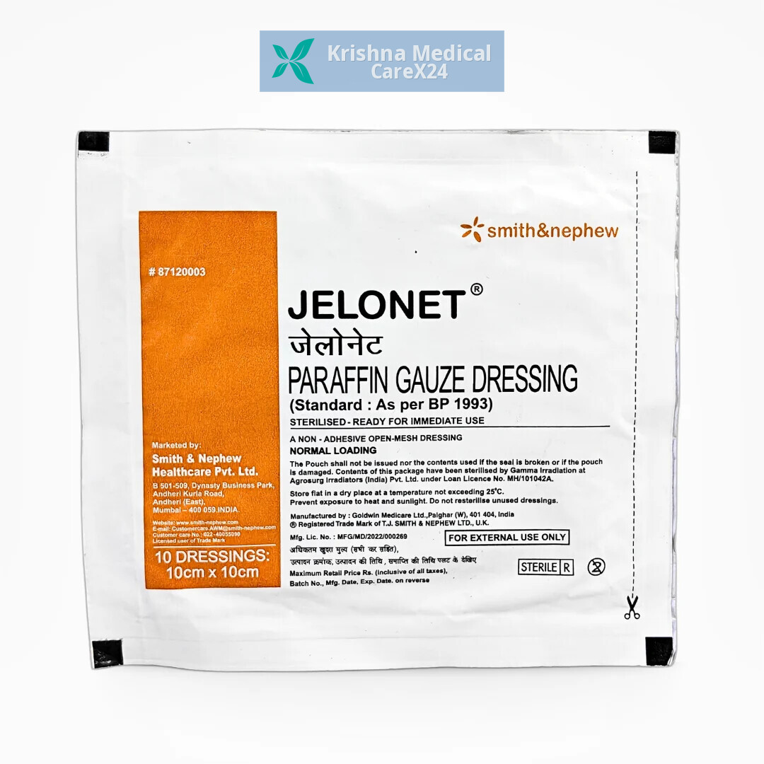 Jelonet Paraffin Gauze Dressing 10cmx10cm