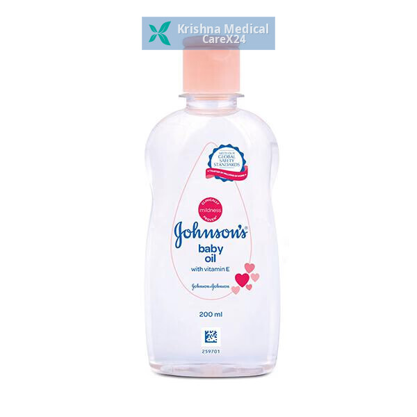 Johnsons Baby Oil With Vitamin E
