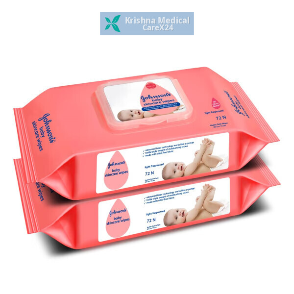 Johnsons Baby Skincare Wipes (72N)